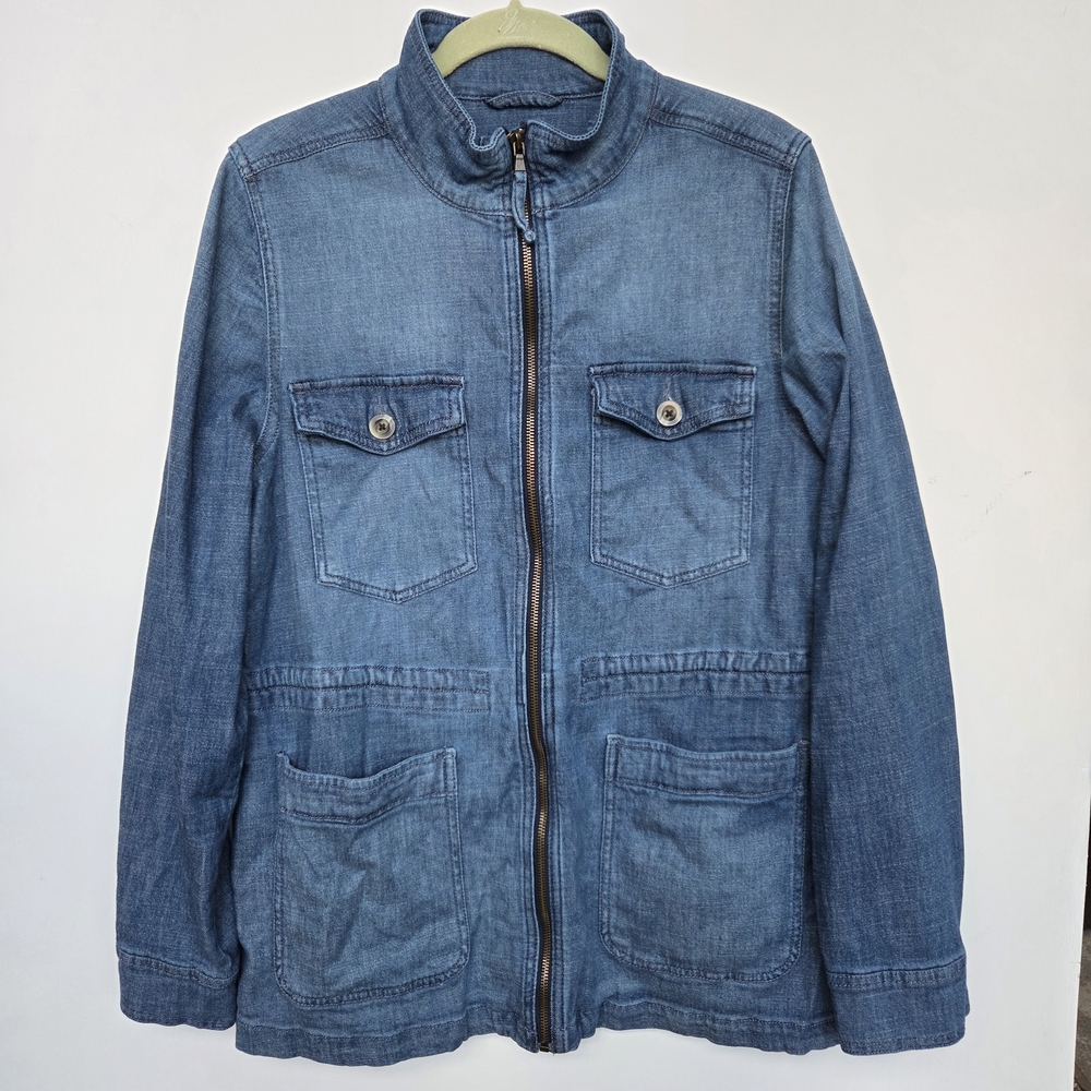 Sonoma Zip Up Jean Jacket Size-L - Picture 2 of 10